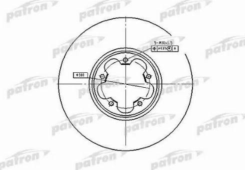 Patron PBD4216 - Kočioni disk www.molydon.hr