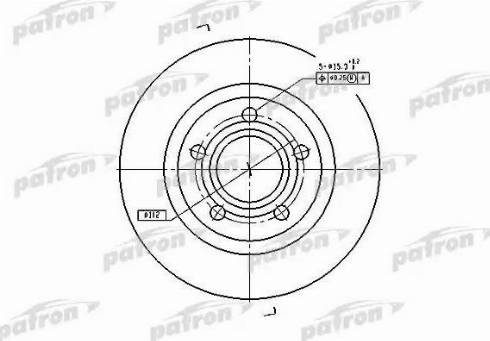 Patron PBD4239 - Kočioni disk www.molydon.hr