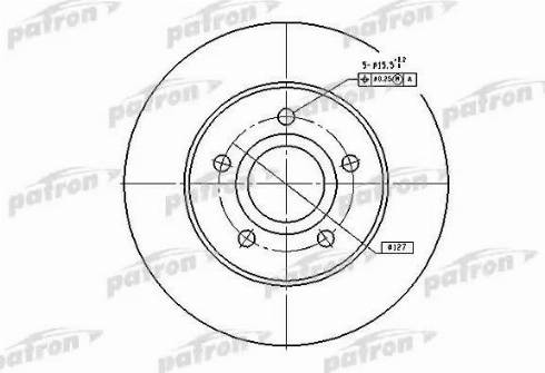 Patron PBD5118 - Kočioni disk www.molydon.hr