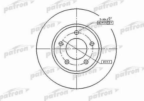 Patron PBD53004 - Kočioni disk www.molydon.hr