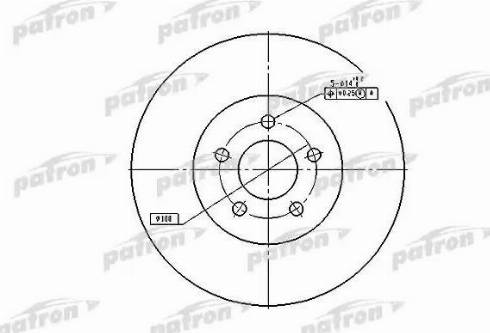 Patron PBD5381 - Kočioni disk www.molydon.hr