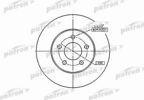 Patron PBD5371 - Kočioni disk www.molydon.hr