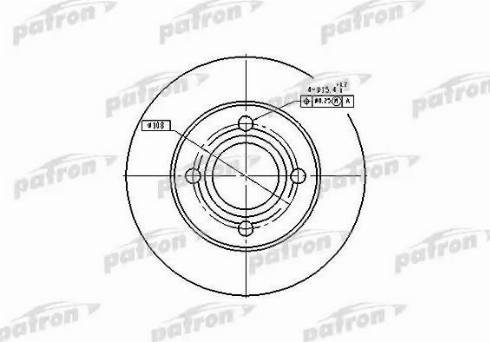 Patron PBD1543 - Kočioni disk www.molydon.hr