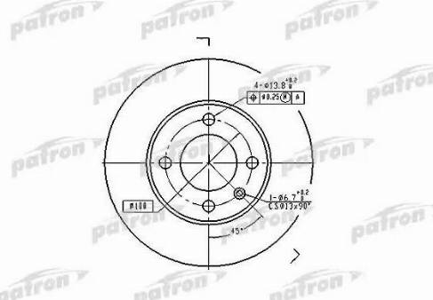 Patron PBD1516 - Kočioni disk www.molydon.hr