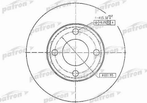 Patron PBD1530 - Kočioni disk www.molydon.hr