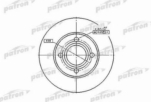 Patron PBD1521 - Kočioni disk www.molydon.hr