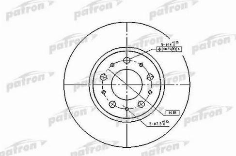 Patron PBD1697 - Kočioni disk www.molydon.hr