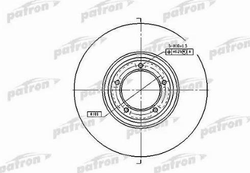 Patron PBD1642 - Kočioni disk www.molydon.hr