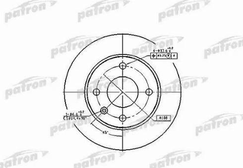 Patron PBD1650 - Kočioni disk www.molydon.hr