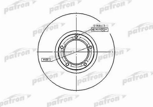 Patron PBD1653 - Kočioni disk www.molydon.hr