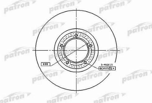 Patron PBD1623 - Kočioni disk www.molydon.hr