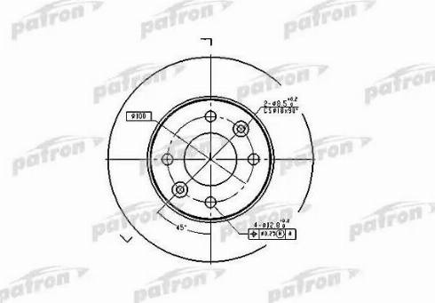 Patron PBD1015 - Kočioni disk www.molydon.hr