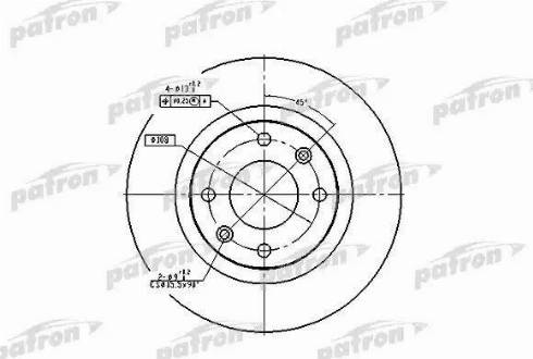 Patron PBD1216 - Kočioni disk www.molydon.hr