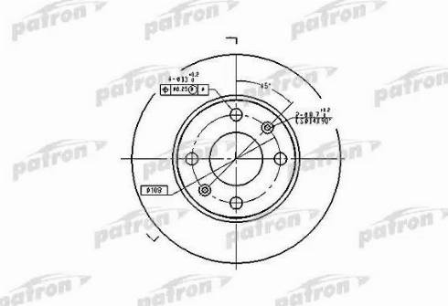 Patron PBD1217 - Kočioni disk www.molydon.hr