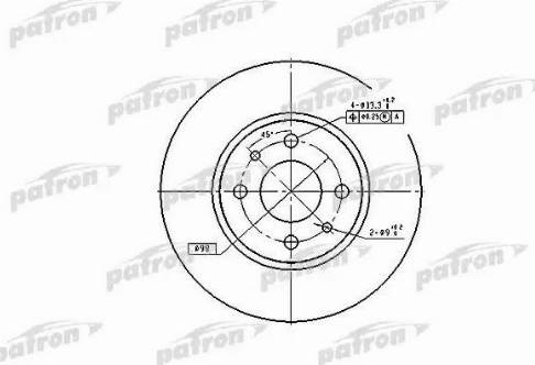 Patron PBD1790 - Kočioni disk www.molydon.hr