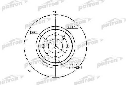 Patron PBD1747 - Kočioni disk www.molydon.hr