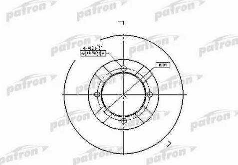 Patron PBD3095 - Kočioni disk www.molydon.hr