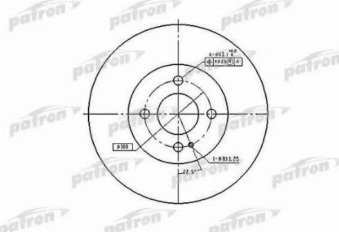 Patron PBD3089 - Kočioni disk www.molydon.hr