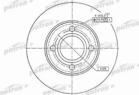 Patron PBD2599 - Kočioni disk www.molydon.hr