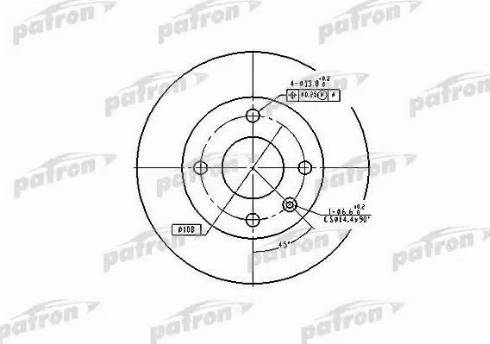 Patron PBD2598 - Kočioni disk www.molydon.hr