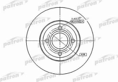 Patron PBD2597 - Kočioni disk www.molydon.hr