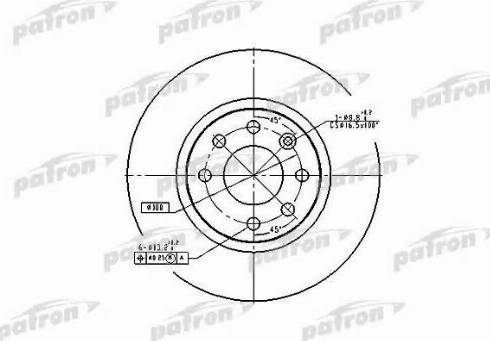 Patron PBD2564 - Kočioni disk www.molydon.hr