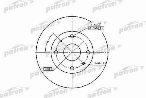 Patron PBD2576 - Kočioni disk www.molydon.hr