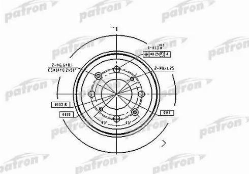 Patron PBD2646 - Kočioni disk www.molydon.hr