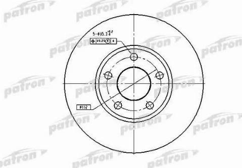 Patron PBD2650 - Kočioni disk www.molydon.hr