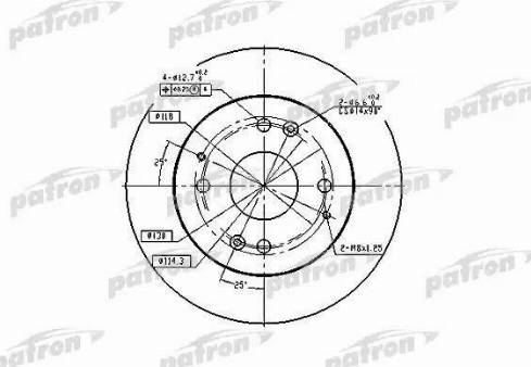 Patron PBD2669 - Kočioni disk www.molydon.hr