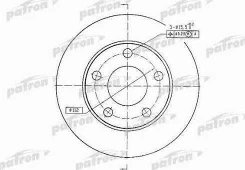 Patron PBD2666 - Kočioni disk www.molydon.hr