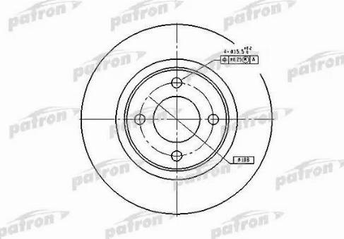 Patron PBD2601 - Kočioni disk www.molydon.hr