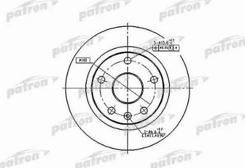 Patron PBD2619 - Kočioni disk www.molydon.hr