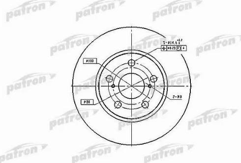 Patron PBD2683 - Kočioni disk www.molydon.hr