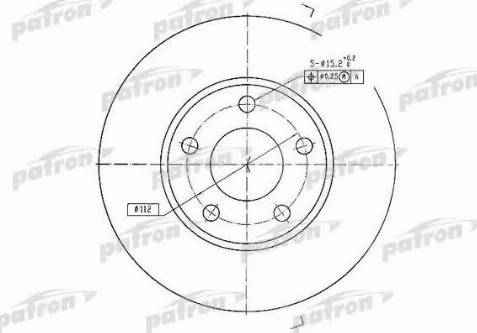 Patron PBD2626 - Kočioni disk www.molydon.hr