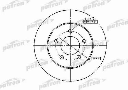 Patron PBD2678 - Kočioni disk www.molydon.hr