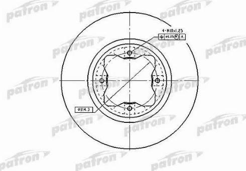 Patron PBD2024 - Kočioni disk www.molydon.hr