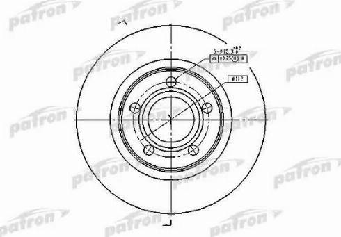 Patron PBD2806 - Kočioni disk www.molydon.hr