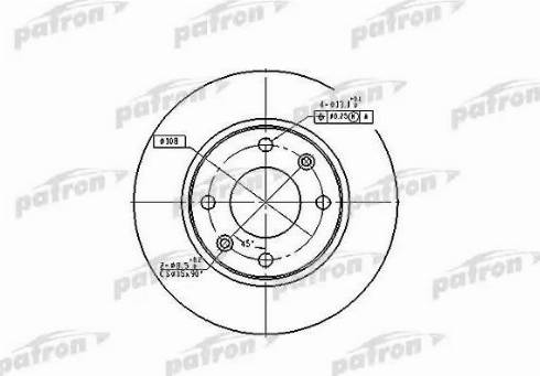 Patron PBD2815 - Kočioni disk www.molydon.hr