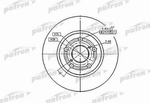 Patron PBD2742 - Kočioni disk www.molydon.hr