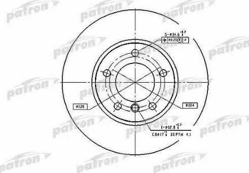 Patron PBD2769 - Kočioni disk www.molydon.hr