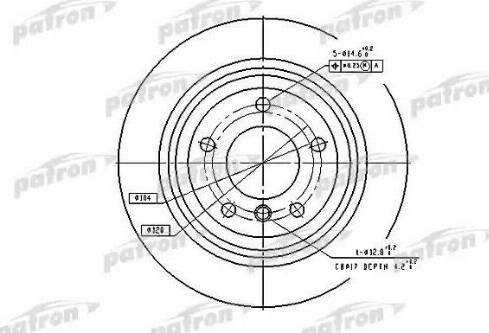 Patron PBD2768 - Kočioni disk www.molydon.hr