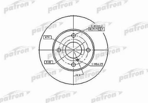 Patron PBD2719 - Kočioni disk www.molydon.hr