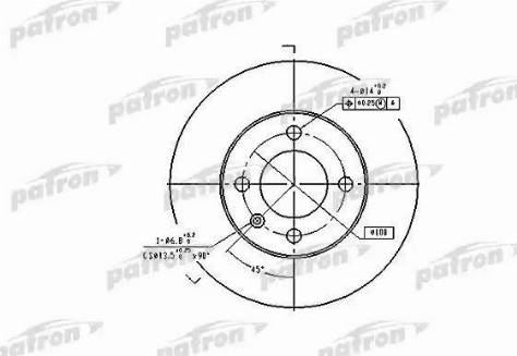 Patron PBD2780 - Kočioni disk www.molydon.hr