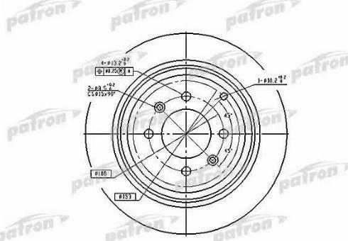 Patron PBD2781 - Kočioni disk www.molydon.hr