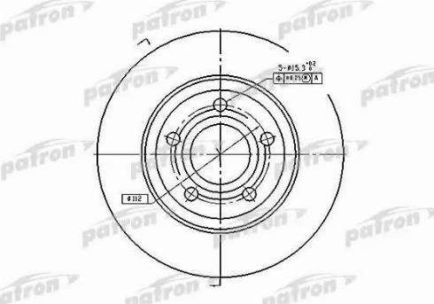 Patron PBD2730 - Kočioni disk www.molydon.hr