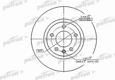 Patron PBD2720 - Kočioni disk www.molydon.hr