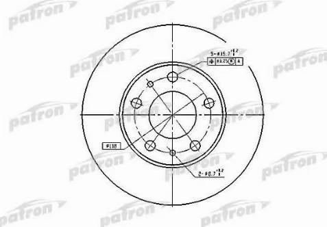 Patron PBD2728 - Kočioni disk www.molydon.hr