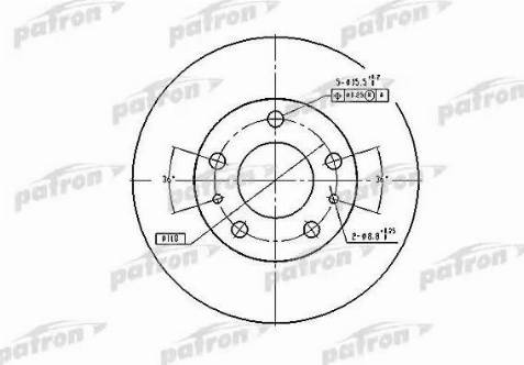 Patron PBD7219 - Kočioni disk www.molydon.hr