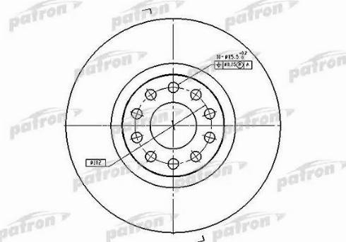 Patron PBD7728 - Kočioni disk www.molydon.hr